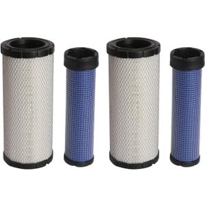 R1401-42270 R2401-42280 Air Filter Kit, 2 Set of Air Filters Fit for John Deere, for Bobcat, for Kubota, Air Filter Replace RE68048 RE68049
