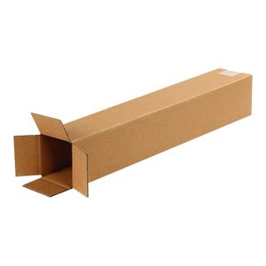 BOX USA Shipping Boxes 4"L x 4"W x 24"H, 25-Pack Tall Corrugated Boxes for Shipping, Packaging, Moving, Storage Box for Home or Business, Strong Wholesale Bulk Boxes