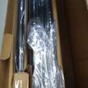 Ivilon Window Curtain Rod End Cap - 1 inch Pole. 120 to 240 Inch. Black