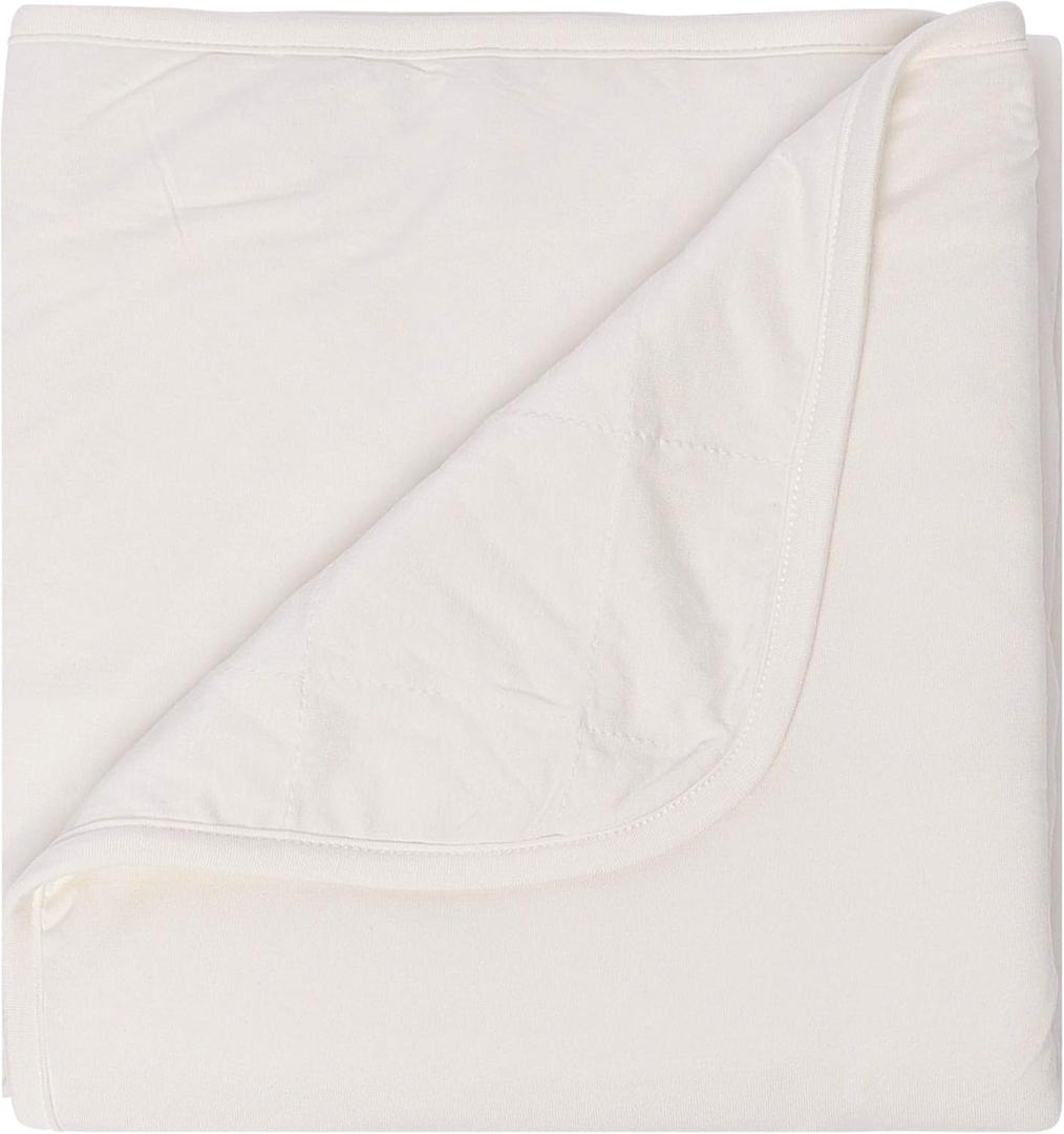 KYTE BABY Unisex Baby Blanket, Rayon Made from Bamboo, 1.0 TOG (One Size, Cloud)