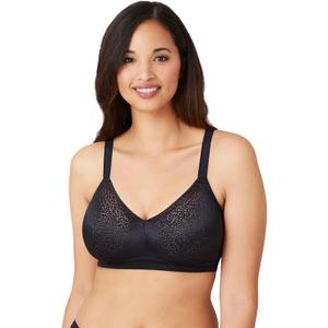Wacoal Women's Back Appeal Wire Free Bra (40D, Black)