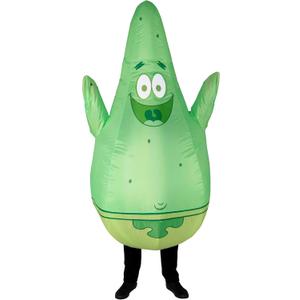 SpongeBob SquarePants Official Adult Inflatable Halloween Costume - Inflatable Jumpsuit with Built-In Fan and Battery Box
