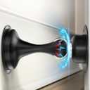 Door Stoppers Magnetic Door Catch - Pack i2 Stainless Steel Heavy Duty Door Holder Stops for Bottom Top of Door - Wall Floor Mounting No Drill 3D Adhesive & Screws Strong Magnet Keep Door Open