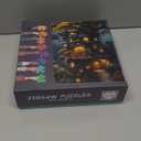 Fantasy Tree House Puzzles for Adults 1000 Pieces - Jigsaw Puzzles Forest Art, 27.5x19.7 Inch Blooming Flowers Hard Impossible Challenging Puzzle Family Game for Men & Women (Home Decor Gift)