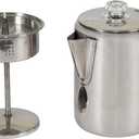 Stansport Stainless Steel Percolator Coffee Pot 9 Cups (276-9), Silver