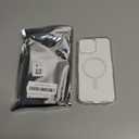 Temdan for iPhone 16 Pro Max Case Clear with Screen Protector, Compatible with Magsafe, Anti-Yellowing, Military-Grade Protection, Shockproof Slim Magnetic Phone Case Cover, Transparent