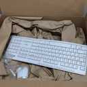 Logitech MK270 Wireless Keyboard and Mouse Combo for Windows, 2.4 GHz Wireless, Compact Mouse, 8 Multimedia and Shortcut Keys, 2-Year Battery Life, for PC, Laptop - White