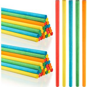 Yookeer 30 Pcs Rhythm Sticks for Kids Bulk 5 Colors Wooden Lummi Sticks Music Toys Percussion Instruments for Kids Toddler Present, Girls Boys Classroom Play Music Learning(30 cm/ 12 Inches)
