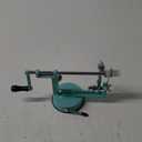 Apple Peeler Slicer Corer with Stainless Steel Blades and Powerful Suction Base for Apples Pears Potatoes(Blue) (Teal)