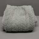 LYCY Fluffy Pajama Pants for Women, Comfy Fuzzy Pj Bottoms with Pockets Drawstring Fleece Sleepwear Soft Winter (XX-Large, Dark Green)