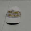 Trump 45-47 MAGA Hat (White)