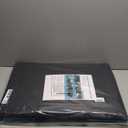 Dog Car Seat Cover for Back Seat, Car Seat Protector for Dogs, Hard Bottom Supports 450 lbs, Triple Waterproof, Non-Slip, Exclusive Zipper Design for Child Seat & Dog Seat Belt (Large, Black-Aqua)