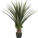 Nearly Natural 4ft Artificial Spiked Agave Plant, Faux Succulent Greenery for Indoor Decor