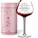 30TH Birthday Gifts for Her, Vintage 1995 Engraved Wine Glass, Unique 30 Year Old Birthday Decorations for Women, Funny 30 Bday Gifts Idea For Friends, Wife, Daughter, Sister (30TH)