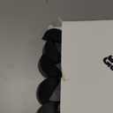 24 Pcs Wooden Table Number Stands Wedding Table Name Holder Semicircular Design Place Card Holders with 24 Pcs Tented Cards for Retail Shop Wedding Party Events Decoration(Black)