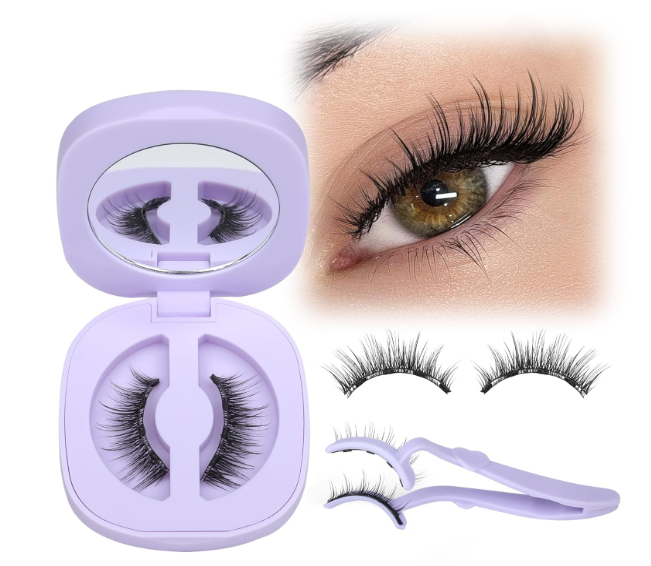 Magnetic Eyelashes with Applicator Wispy Magnetic Eyelashes Natural Look Magnetic Lashes NO Need Glue False Eyelashes with Magnets Eyelashes without Eyeliner by Lanflower