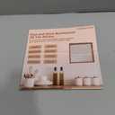 CRE8TIVE 4 Sheets Gray Straight Linear Peel and Stick Backsplash Stick on Tiles for Kitchen Bathroom Green Wall Tile Stickers Waterproof 12"x12" Renter Friendly Self Adhesive Kitchen Backsplash Tiles