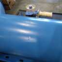 MEKOH Pressure Washer Hose Reel 3/8"x350ft, 5000PSI Hand Crank Power Washer Hose Reel for 1/4"x455ft, Heavy Duty Steel Hose Reel with Trailer/Wall/Van Mount, A-Frame Manual Reel for Water,M22 Fitting