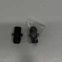 EVIL ENERGY 8AN Male to 3/8" NPT Fitting Straight Aluminum Black 2 PCS