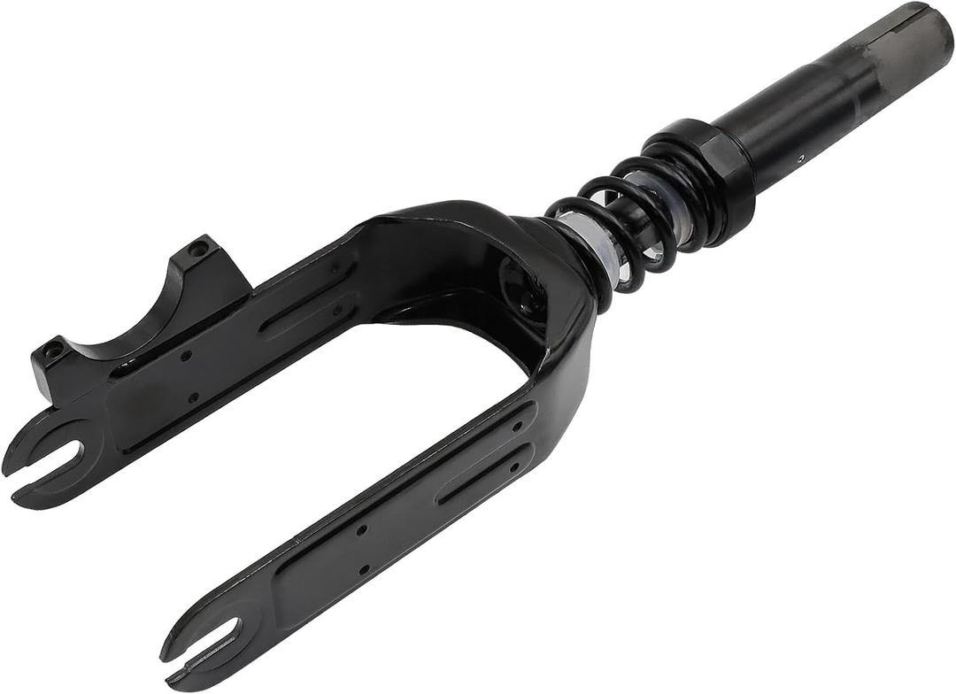 Front Shock Absorber Assembly compatible with Ninebot by Segway F2 Pro KickScooter, Front Fork Bracket with Spring Suspension Aluminum Alloy Scooter Damper Wheel Suspension Original Accessories