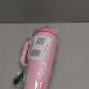 Owala FreeSip Tumbler Insulated Stainless Steel Water Bottle with Built-in Straw and Side Handle, For Travel, Work, School, and Sports, 40oz, BPA Free, Leak Proof, Angel Food Cake