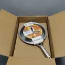 Calphalon Brushed 3-Ply Stainless Steel Cookware Set w/Turbo Heat Tech 3Qt Saut Pan with Lid, Induction, Oven Safe 450F, Brushed Stainless Silver