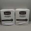 Depend Guards Incontinence Pads for Men, Maximum Absorbency, 168 Count (2 Packs of 84), (One Size)