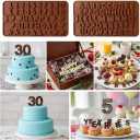 Breakable Heart Mold with Hammer, Chocolate Mold Set - Food Grade, Silicone Heart/Number/Letter Molds for Candy Making - Ideal for Valentine's Day, Christmas, Birthdays