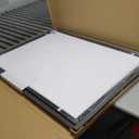 Koonmi Black Framed Bathroom Mirror - Shatterproof 30"x40" Tempered Glass, HD No Distortion, Horizontal/Vertical Mount, Modern Matte Aluminum Alloy Frame