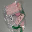 4 Pcs Christmas Table Decoration Wooden Pink Christmas Tree Centerpieces Decor Winter Tiered Tray Decor Rustic Decorative Tree Block Signs Gift Farmhouse Xmas Decoration for Home Kitchen