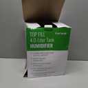 LasVacde Top Fill Humidifiers for Bedroom, 4.0L Tank Cool Mist Humidifiers for Large Room, 40H Runtime, 28dB Quiet Ultrasonic Air Humidifier for Home, Plants with 9H Timer, Aroma Tray