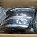 FIONE Headlight Compatible with Chevy Tahoe/Suburban 2015-2020 DRL Halogen Headlamp NOT HID Black Housing Left Driver Side LH W/O Bulbs