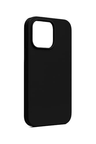 Phone Case Compatible with iPhone 15 Pro Max – Slim Black Silicone Shockproof Cover, Soft Anti-Scratch, Lightweight Protective Case