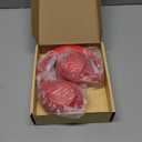 Riwbox Hybrid Active Noise Cancelling Headphones, Wireless Over Ear Bluetooth Headset, 60H Playtime, HighFidelity, Foldable, Comfort&Immersion for Work/Commuting (Red)