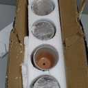 vensovo 3 Inch Grey Terra Cotta & Terracotta Pots with Drainage - 19 Pack Clay Flowerpots, Succulent Nursery Planter Great for Plants, Crafts, Wedding Favor