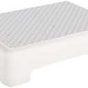 HBTower Step Stool, Mobility Step Stool for Adults & Seniors, Non-Slip Step Platform Indoor and Outdoor, Portable Step Riser, Safety Step for Car, Bedside, Office, Shower, Stairs, White