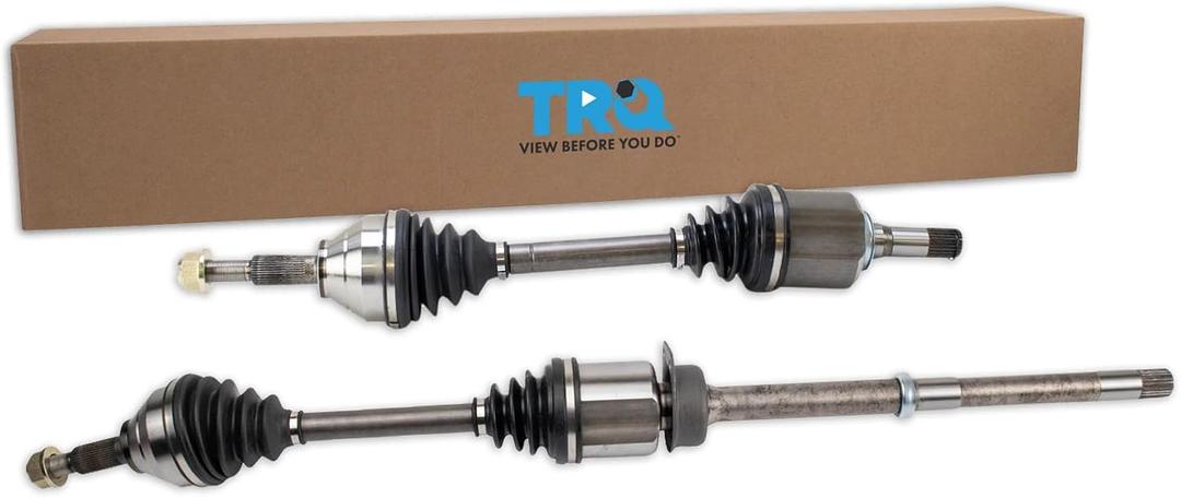 TRQ Front CV Axle Shaft Assembly Set Compatible with 2015 Ford Explorer 2015-2016 Police Interceptor Utility