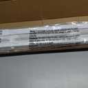 LazBlinds No Tools No Drill 1" Vinyl Mini Blinds, Cordless Blinds for Windows, Light Filtering Horizontal Window Blinds & Shades, 29" W x 64" H, White