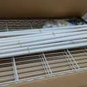 P5 Rolling Clothes Rack Heavy Duty, Clothing Racks for Hanging Clothes, Metal Garment Rack with Wheels, 3-Tier Portable Closet Rack 39.4'' W  20.5'' D  80.5'' H, Max Load 650 Lbs, White