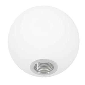 LALAFINA Globe Glass Lamp Shade G9 Round Ball Lampshade White Light Cover Replacement for Living Room Bedroom