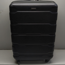 Samsonite Omni PC Hardside Expandable Luggage with Spinner Wheels, Black, Checked-Large 28-Inch