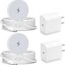 [Apple MFi Certified] Magnetic Charger for iPhone 17 16e, 10FT 2Pack Fast Charge for Apple MagSafe Wireless Charger, Long Wireless Mag Safe Charging Pad for iPhone 17 Pro Max/17 Air/16 Pro/15/14/13/12