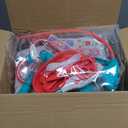 Liberry Doctor Kit for Toddlers Ages 2 3 4 5, Pretend Kids Doctor Playset with Cart, Costume and Stethoscope, Role Play Medical Toys Birthday Gift for Girls Boys (Red)