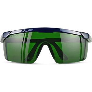 2 x FreeMascot IPL 200nm-2000nm Laser Safety Glasses for Laser Hair Removal Treatment and Laser Cosmetology Operator Eye Protection with Case (Green)