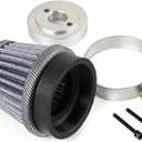 Air filter Set for 1/5 RC Hpi Baja Rovan King Motor 5B 5T 5SC Losi 5ive T FG GoPed 23cc 26cc 29cc 30.5cc 32cc 35cc 36cc Upgrade Parts, black