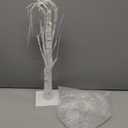 Ramadan Lighted Star Moon Birch Tree with LED Lights USB Battery Powered Artificial Tree for Decoration Indoor for Eid Decorations Home Ramadan Parties, 2 Ft, 24 LED