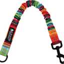 Leash Boss Pattern Bungee Dog Leash Extension, 18" Shock Absorbing Lead Extender, Pattern Collection - Large Dog Leash Attachment and Shock Absorber (Blanket Pattern)