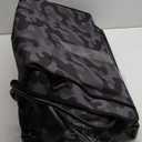 Heated Cat House for Outside, Insulated Weatherproof Heated Outdoor Cat House with Waterproof Eaves & Escape Door, Elevated Outdoor Cat Shelter for Feral Stray Cat (Black Camo, 25.6"x16.5"x18")