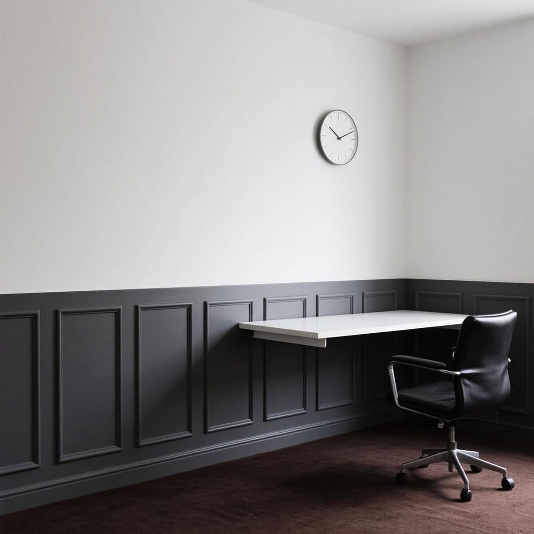 NeatiEase 12 Set Peel and Stick Wall Molding Trim Kit, 16" x20" Premade Wainscoting Panels, Self Adhesive Moulding Panel for Interior Walls Picture Frame