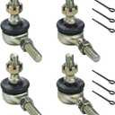 10-10mm Left Right Tie Rod Ball Joint for 50cc 70cc 90cc 110cc 125cc Tao Tao ATK 125 Coolster Baja Kazuma Roketa 4 Wheeler ATV Quad Go Cart Kart Pit Dirt Bike Moped Scooter Part